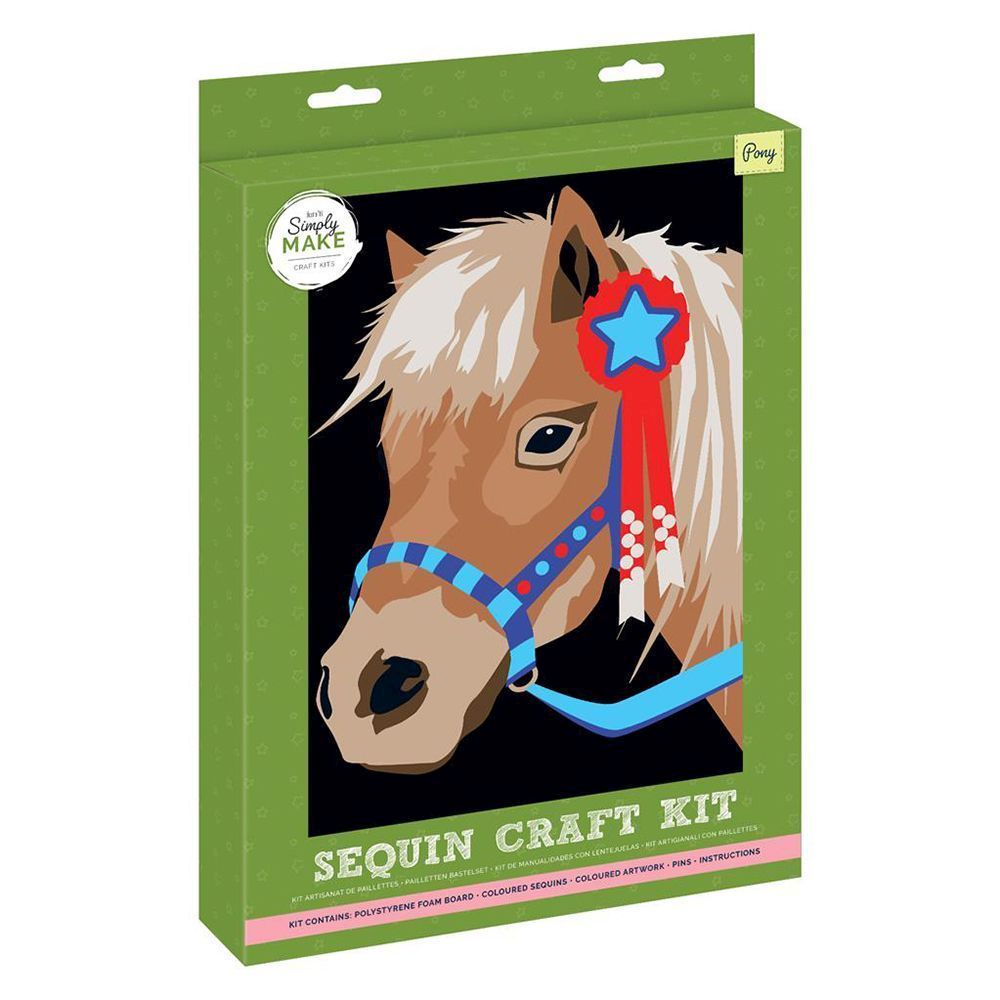 Simply Make Sequin Craft Kit - Pony